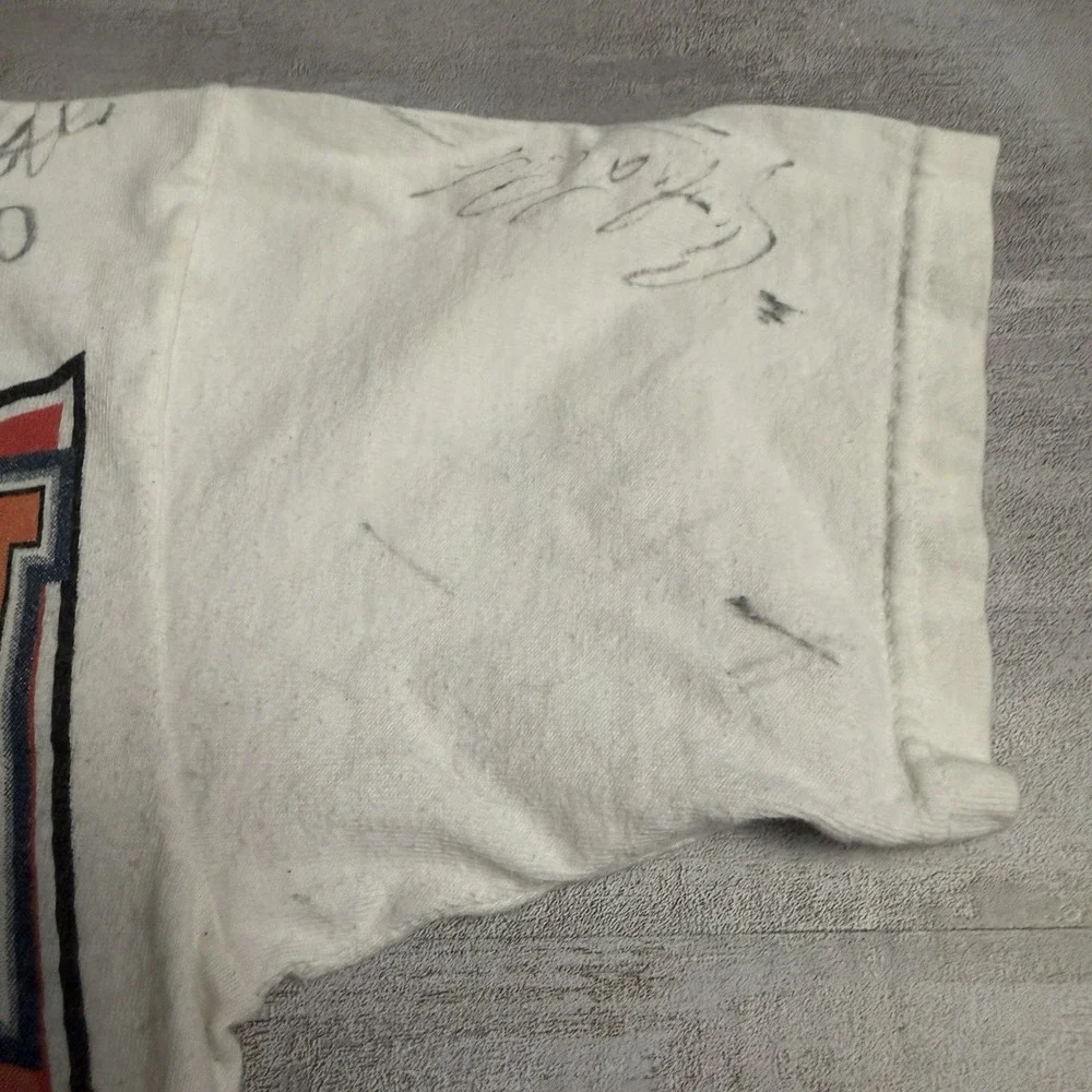 Signed Wes Hurst Memorial Central‎ Arizona Raceway Harley Davidson T-Shirt Youth